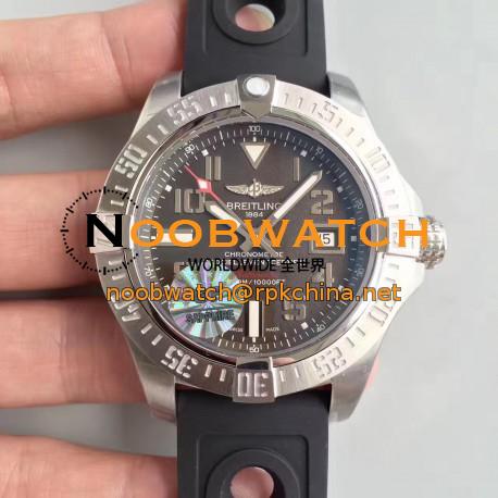 Replica Breitling Avenger II Seawolf A1733110/F563/152S GF Stainless Steel Anthracite Dial Swiss 2836-2