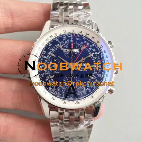 Replica Breitling Navitimer Montbrillant Datora A21330 JF Stainless Steel Blue Dial Swiss 7750