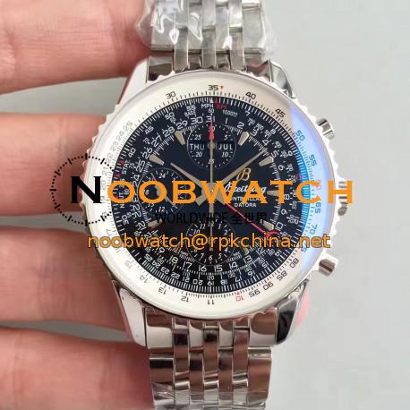 Replica Breitling Navitimer Montbrillant Datora A21330 JF Stainless Steel Black Dial Swiss 7750