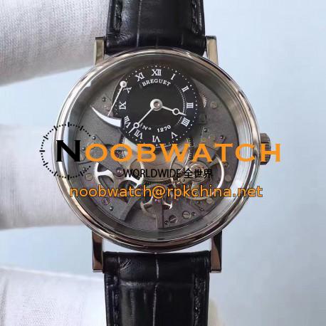 Replica Breguet Tradition 7027 7027BB/G9/9V6 N Stainless Steel Grey Skeleton Dial Swiss 507DR1
