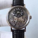 Replica Breguet Tradition 7027 7027BB/G9/9V6 N Stainless Steel Grey Skeleton Dial Swiss 507DR1