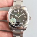 Replica Rolex Air-King 116900 JF Stainless Steel Black Dial Swiss 3131