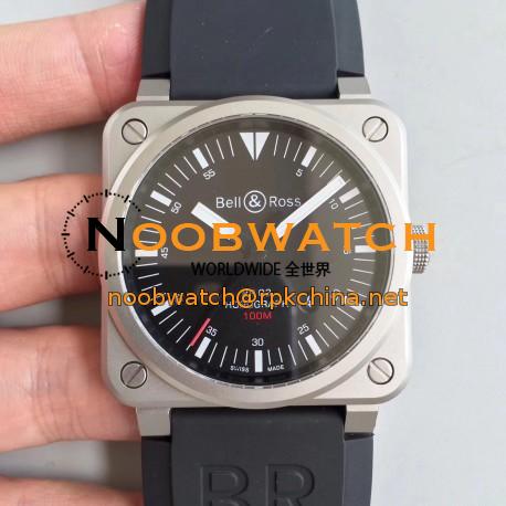 Replica Bell & Ross BR 03-92 Horolum Limited Edition BR Stainless Steel Black Dial M9015