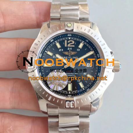 Replica Breitling Colt Automatic 44MM A1738811-BD44-173A GF Stainless Steel Black Dial Swiss 2824-2