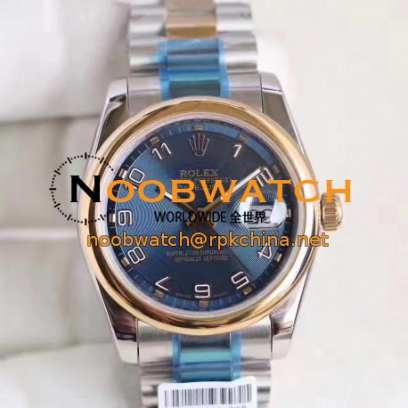 Replica Rolex Datejust 36 116203 36MM N Stainless Steel & Yellow Gold Blue Dial Swiss 2836-2