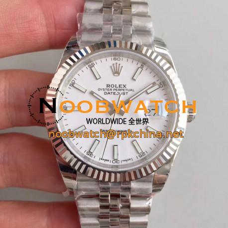 Replica Rolex Datejust II 126334 41MM EW Stainless Steel White Dial Swiss 3235