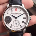 Replica A. Lange & Sohne Saxonia Stainless Steel White Dial Roman Markers Swiss L091