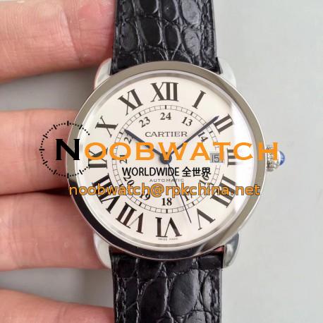 Replica Ronde Solo De Cartier W6701010 42MM ZF Stainless Steel White Dial M9015