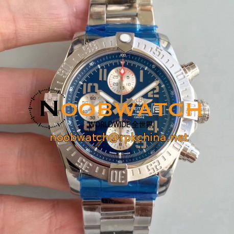Replica Breitling Avenger II Automatic Chronograph A1338111/C870SS GF Stainless Steel Blue Dial Swiss 7750