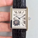 Replica Cartier Tank Solo XL Automatic W5200027 ZF  Stainless Steel White Dial M9015