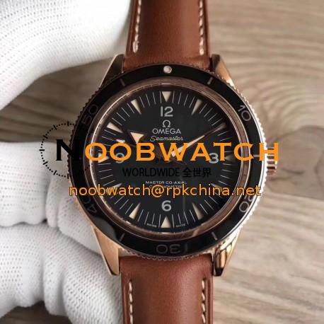 Replica Omega Seamaster 300M Co-Axial 41MM 233.62.41.21.01.002 XF Rose Gold Black Dial Swiss 8401