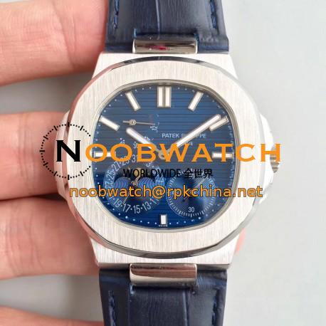 Replica Patek Philippe Nautilus Moonphase 5712G-001 N Stainless Steel Blue Dial Swiss 240 PS IRM C LU