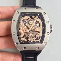 Replica Richard Mille RM57-01 Jackie Chan Stainless Steel Rose Gold Dial M9015
