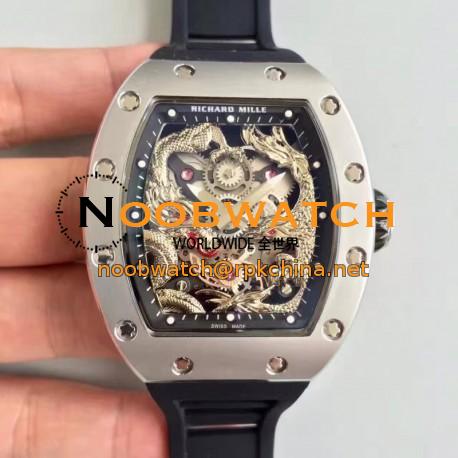 Replica Richard Mille RM57-01 Jackie Chan Stainless Steel Silver Dial M9015