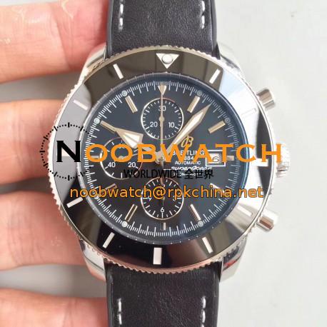 Replica Breitling Superocean Heritage II Chronograph 46 A1332024/B908/441X N Stainless Steel Black Dial Swiss 7750