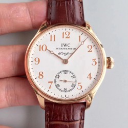 Replica IWC Portugieser F.A Jones Limited Edition IW544201 GS Rose Gold White Dial Swiss 98290
