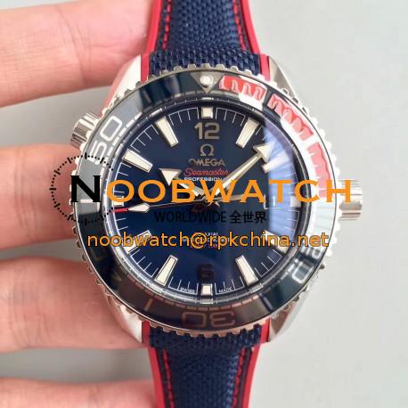 Replica Omega Seamaster Planet Ocean 600M Pyeongchang 2018 522.32.44.21.03.001 OM Stainless Steel Blue Dial Swiss 8900