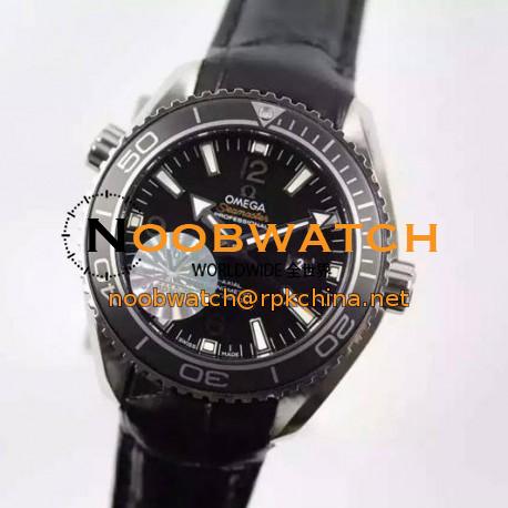 Replica Omega Planet Ocean Professional Lady 37MM Stainless Steel Black Dial Swiss movement 8520