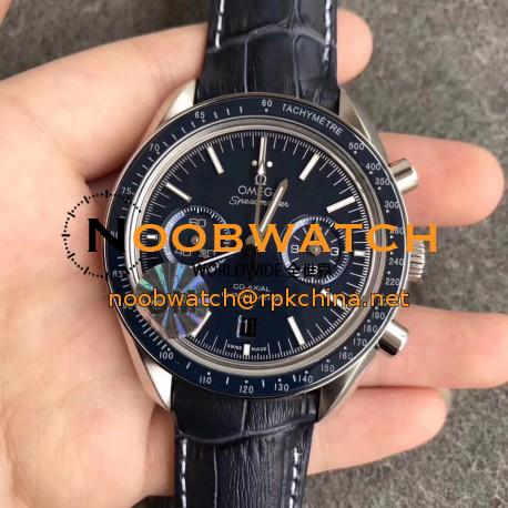 Replica Omega Speedmaster Moonwatch Co-Axial Chronograph 44.25MM 311.93.44.51.03.001 OM V2 Stainless Steel Blue Dial Swiss 9300