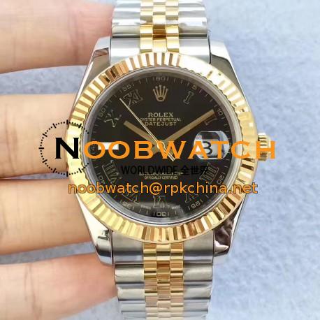 Replica Rolex Datejust II 126333 41MM N Stainless Steel & Yellow Gold Black Dial Swiss 2836-2
