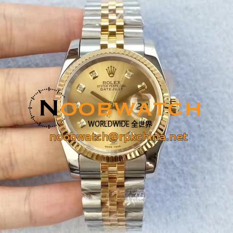 Replica Rolex Datejust II 126333 41MM N Stainless Steel & Yellow Gold Champagne Dial Swiss 2836-2