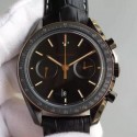 Replica Omega Speedmaster Professional Moonwatch Chronograph PVD & Rose Gold Black Dial Swiss 9300
