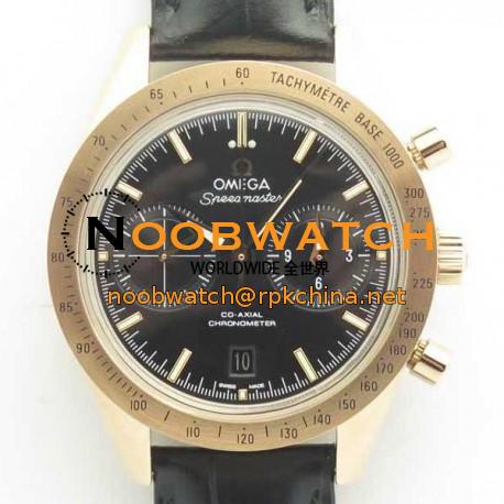 Replica Omega Speedmaster ´57 Co-Axial Chronograph 41.5MM 331.53.42.51.02.002 OM Rose Gold Black Dial Swiss 9301