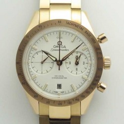 Replica Omega Speedmaster ´57 Co-Axial Chronograph 41.5MM 331.50.42.51.02.002 OM Rose Gold White Dial Swiss 9301