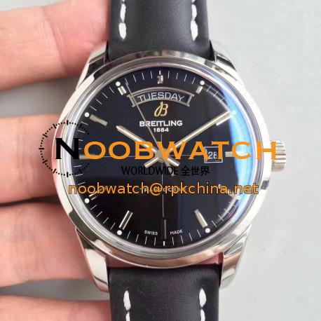 Replica Breitling Transocean Day & Date A4531012/BB69/35X V7 Stainless Steel Black Dial Swiis 2836-2