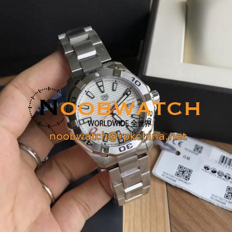 Replica Tag Heuer Aquaracer Calibre 5 WAY2013.BA0927 N Stainless Steel White Dial Swiss SW200