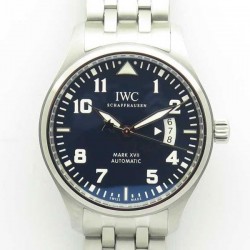 Replica IWC Pilot Mark XVII Le Petit Prince IW327014 MKS V2 Stainless Steel Blue Dial M9015