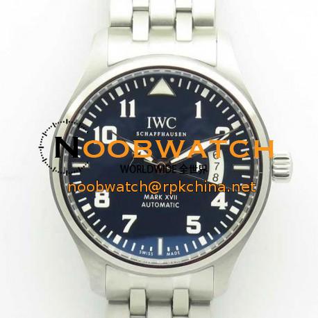 Replica IWC Pilot Mark XVII Le Petit Prince IW327014 MK Stainless Steel Blue Dial Swiss 2892