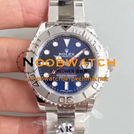 Replica Rolex Yacht-Master 37 268622 AR Stainless Steel 904L Blue Dial Swiss 3135
