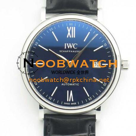 Replica IWC Portofino Automatic Edition 150 Years IW356518 Stainless Steel Blue Dial M9015