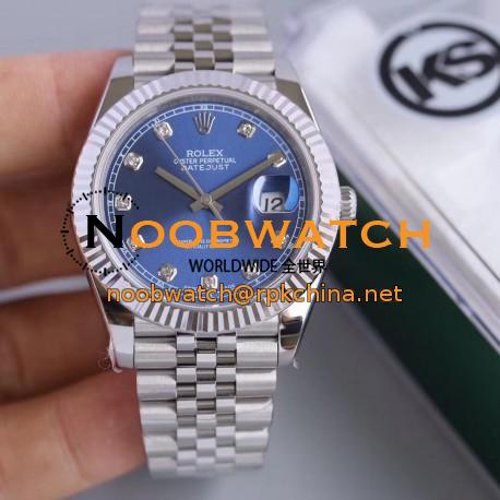 Replica Rolex Datejust II 126334 41MM KS Stainless Steel Blue Dial Swiss 2836-2