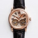 Replica Roger Dubuis Hommage Double Flying Tourbillon RDDBHO0562 JB Rose Gold Rose Gold Dial Swiss RD100