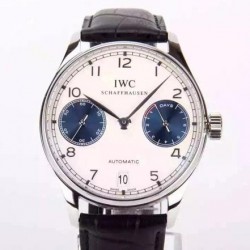 Replica IWC Portuguese IW500703 Power Reserve Stainless Steel White & Black Dial Swiss IWC 52010