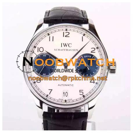 Replica IWC Portuguese IW500703 Power Reserve Stainless Steel White & Black Dial Swiss IWC 52010