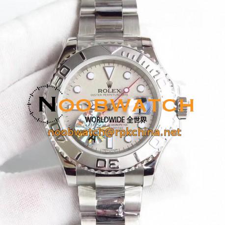 Replica Rolex Yacht-Master 40 116622 JF Stainless Steel Grey Dial Swiss 2836-2