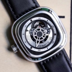 Replica SevenFriday P1B/01 Essence SW Stainless Steel Silver Dial Miyota 82S7