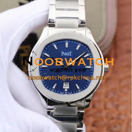 Replica Piaget Polo G0A41002 MKS Stainless Steel Blue Dial Swiss 1110P