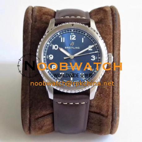 Replica Breitling Navitimer 08 Automatic 41MM A17314101C1X1 ZF Stainless Steel Blue Dial Swiss 2824-2