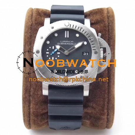 Replica Panerai Luminor Submersible 1950 3 Days Automatic PAM682 ZF Stainless Steel Black Dial Swiss P9010