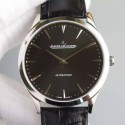 Replica Jaeger-LeCoultre Master Ultra Thin Stainless Steel Black Dial Swiss JLC 898C