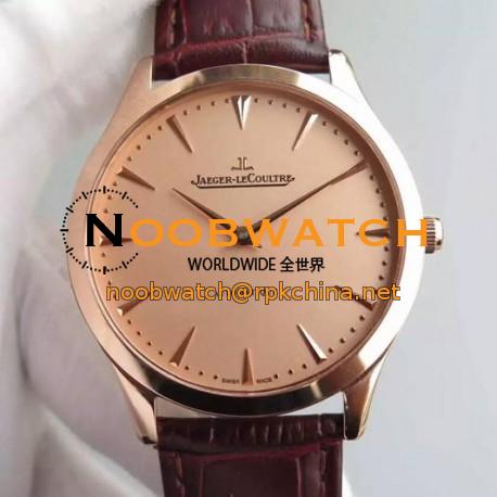 Replica Jaeger-LeCoultre Master Ultra Thin Rose Gold Gold Dial Swiss JLC 898C
