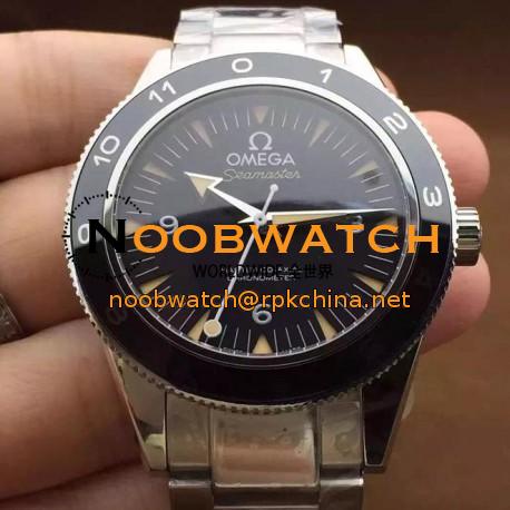 Replica Omega Seamaster 300 Spectre Limited Edition Stainless Steel Black Dial Swiss 8400