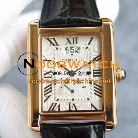 Replica Cartier Tank Louis Cartier Extra Large W1560003 Rose Gold White Dial Swiss 2824-2