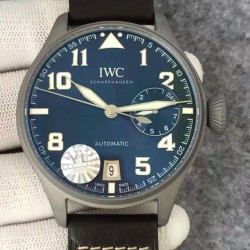 Replica IWC Big Pilot IW5009 YL Stainless Steel Blasted Blue Dial Stainless Steel Blasted Anthracite Dial Swiss 51111