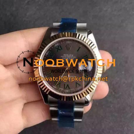 Replica Rolex Datejust II 116333 41MM V5 Stainless Steel & Yellow Gold Anthracite Dial Swiss 2836-2