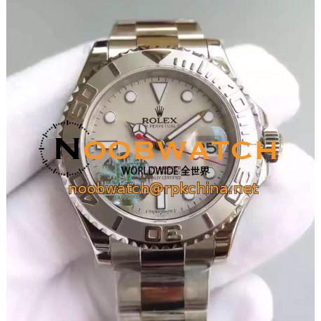 Replica Rolex Yacht-Master 40 116622 JF Stainless Steel Gray Dial Swiss 2836-2